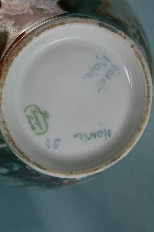 LIMOGES france porcelain Garniture set vases Candlesticks