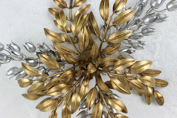 Mid century hollywood regency palm tree Hans Kogl ceiling light chandelier 60s