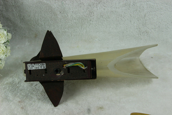 Murano mid century TERZANI Art glass wall light sconce 1970