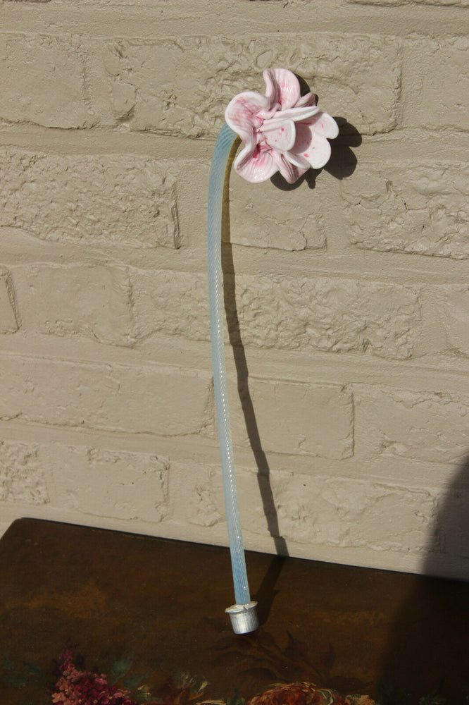 Murano pink venetian italian chandelier replacement glass flower