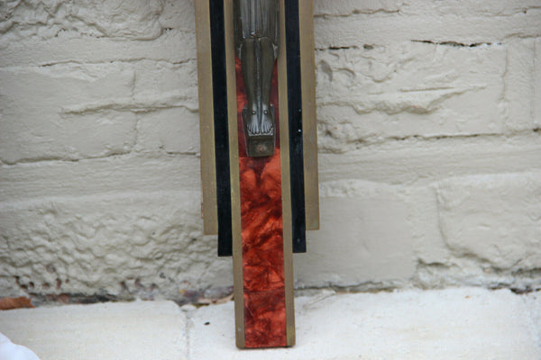 Antique French art deco 1930 Crucifix cross christ