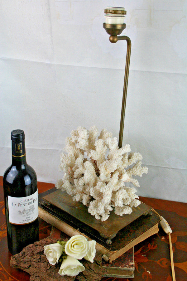 1960's Mid century Table lamp stone Mineral  attr. willy daro