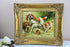 Gorgeous Cavalier King charles Oil panel dogs painting 1971 signed english schoo