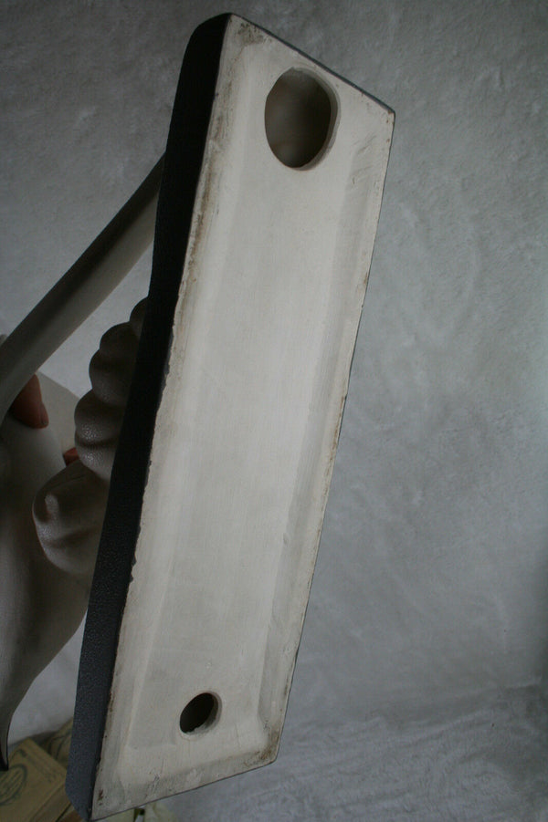 Gorgeous French ceramic Art deco design Bird Statue sculpture 1980's