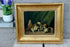 Vintage flemish Cats Kittens oil painting 1970s