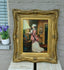 Gorgeous OIL PANEL painting aristocratic lady
