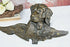 Wonderful French Bronze Dog hunting duck inkwell circa 1900