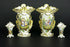 Stunning set Antique Vieux old paris porcelain Vases victorian lady portrait