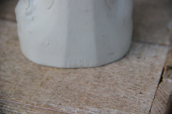 Antique French bisque porcelain Vase figurine