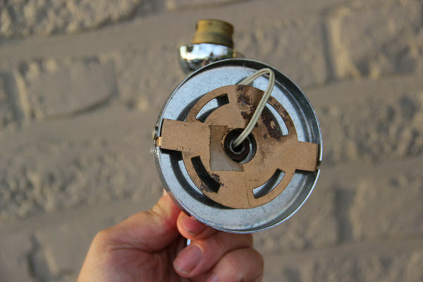 PAIR Mid century 1970 Chrome hand wall lights sconces attr maison jansen paris