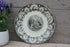 Antique Dutch MAESTRICHT marked Black creme jesus birth plate religious