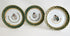 Set 3 French LIMOGES porcelain marked Plates Napeleon Josephine Aiglon portrait