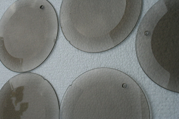 XXL 41 discs mid century 60's VISTOSI / panton era Chandelier pendant lamp