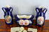 Josef STRNACT Austria Set Ceramic porcelain Vases Set Victorian Scenes