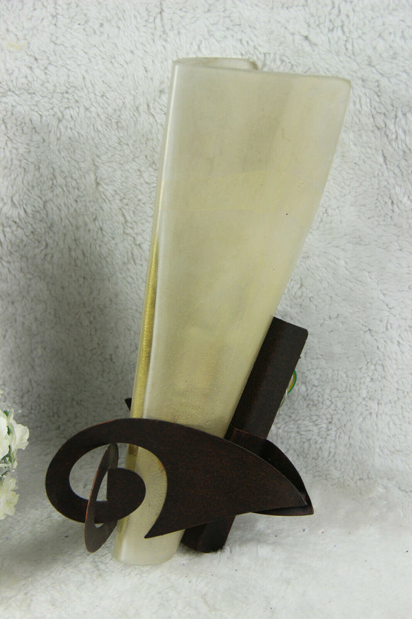 Murano mid century TERZANI Art glass wall light sconce 1970