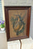 Antique 19thc Hunting trophy partridge bird pheasant relief hand paint panel