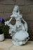 Antique French bisque porcelain large group statue lady crab sea  animal