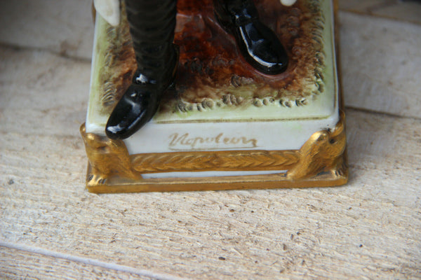 Scheibe alsbach marked german porcelain Napoleon officer figurine