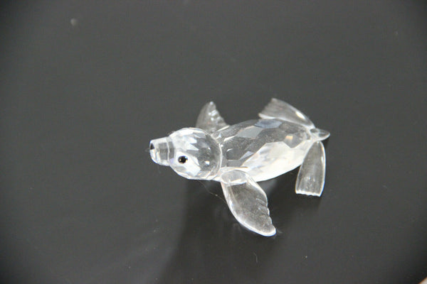 Crystal glass Swarovski Animal figurine seal