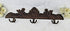 Vtg French putti cast iron coat rack 1960