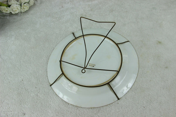 Set 3 French LIMOGES porcelain marked Plates Napeleon Josephine Aiglon portrait