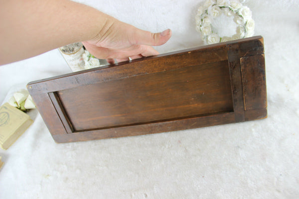 French Medieval knight armor shield wood carved book ends 1950