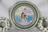 Antique Limoges French porcelain putti cherub hand paint signed Plate