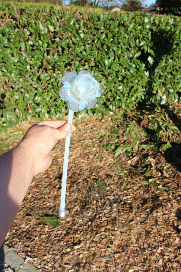 Murano Hand blown venetian italian chandelier replacement glass leaf flower