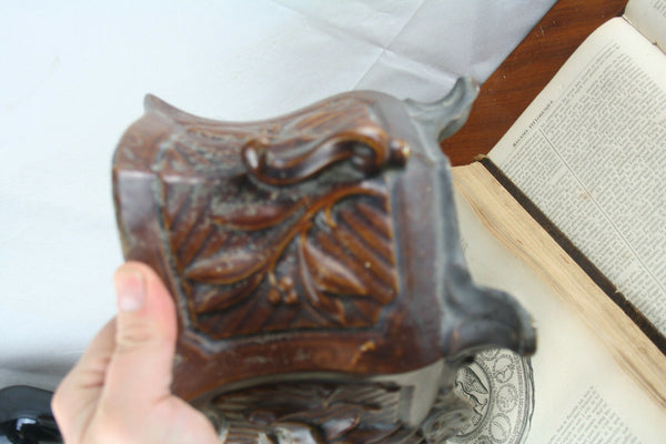 FRench CAST iron enameled Jardiniere planter Louis XV 1900 France