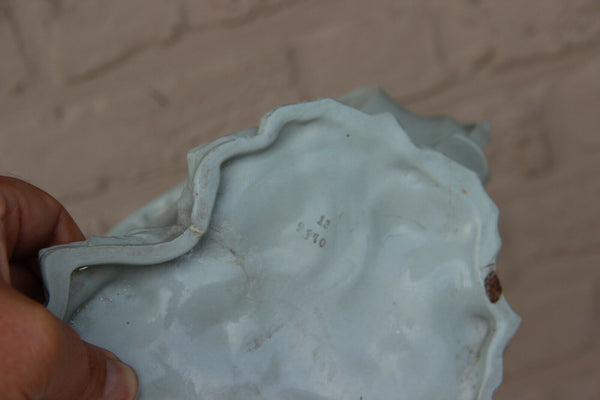 Gorgeous German Large bisque porcelain Romantic group carriage horses marked