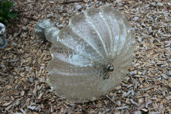 Murano Barovier TOSO 1960 Italian glass leaf chandelier