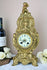 Gorgeous antique French brass putti angels clock 1900