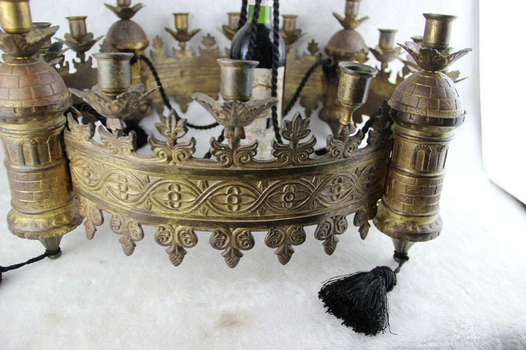 Gothic Candle Holder, Very cool antique shop find, JesterandBiddles