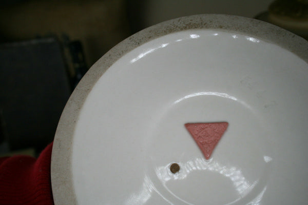 PAIR LArge Royal dux Bohemia marked pottery Vases art nouveau