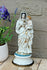 Antique french vieux paris porcelain madonna figurine statue religious