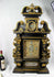 36,6" Rare Antique 19thc French Relic holder Saints Wood carved religious church