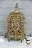French antique Bronze Clock Lion head