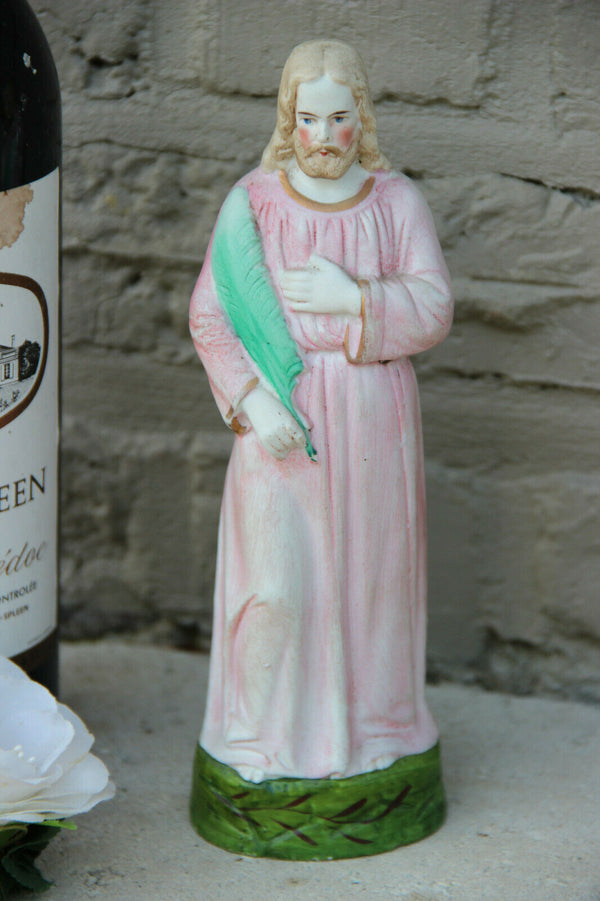 Antique Religious French porcelain Joseph figurine statue