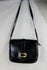 Vintage DELVAUX Black leather handbag bag 1970s