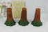 Set of 3 Glass paste French shades for wall light sconces