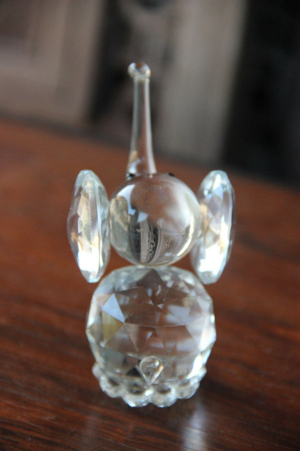 Crystal glass Elephant figurine