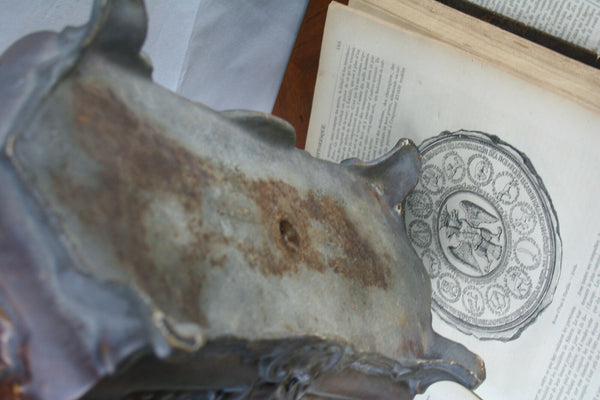 FRench CAST iron enameled Jardiniere planter Louis XV 1900 France