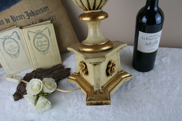 VTG italian 1960's wood table lamp