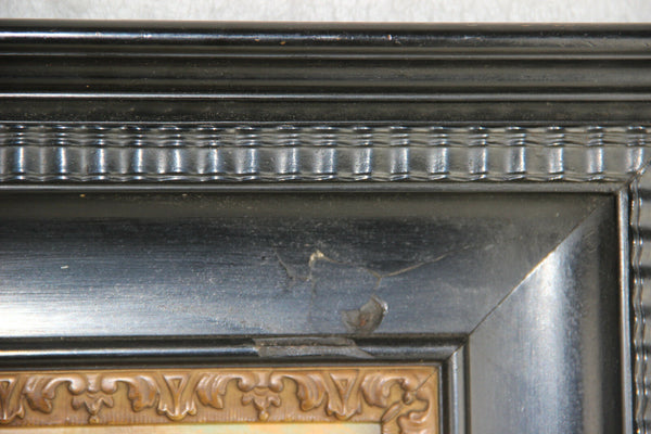 Top artist Henry PAUL SCHOUTEN charming oil panel painting Cown field 1890