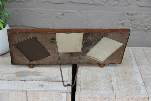 Gorgeous antique 1941 wood carved black forest picture photo frame rare