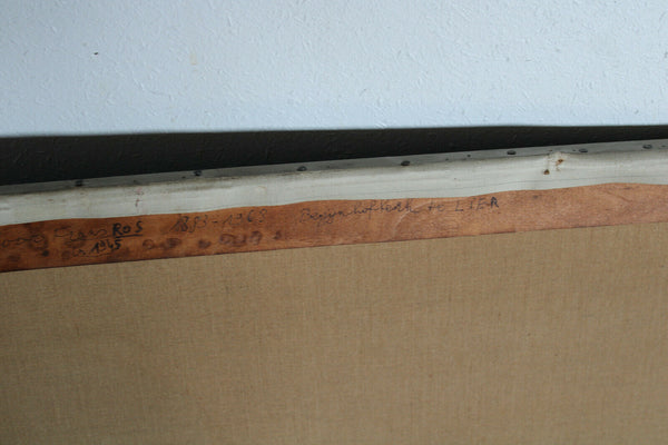 XL Antique flemish school religious madonna painting FRANS ROS 1883/1968 church