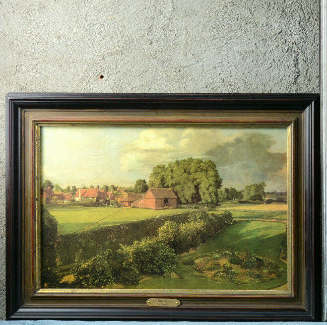 Vintage oil canvas painting repro John constable landscape decor