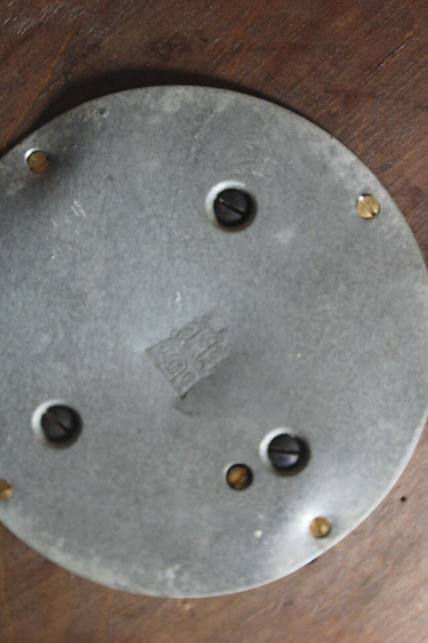 French Art nouveau wood carved barometer