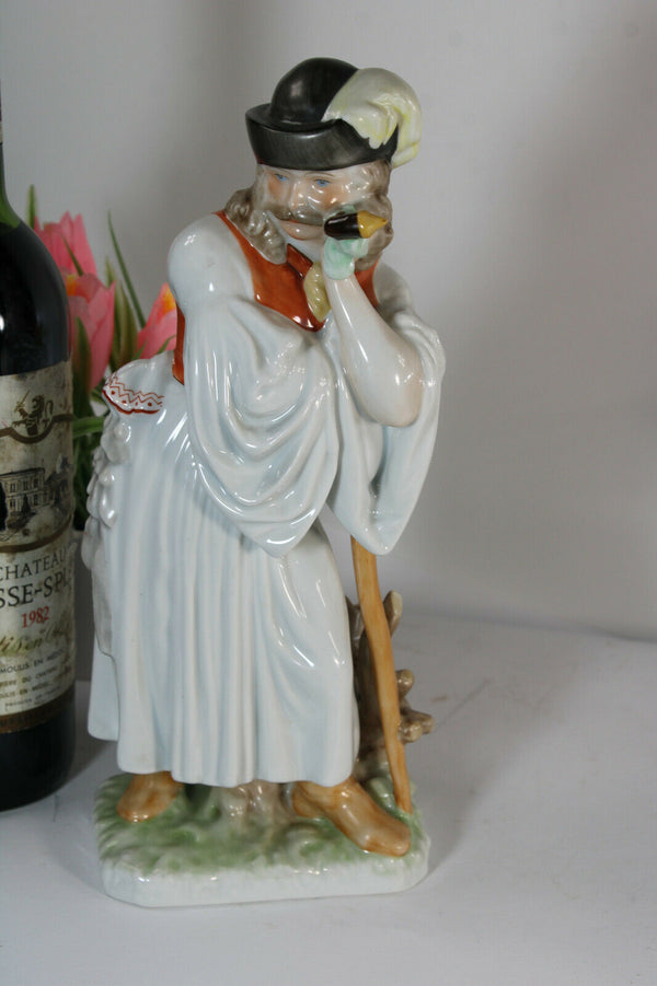 Herend Hungary porcelain marked sheperd figurine