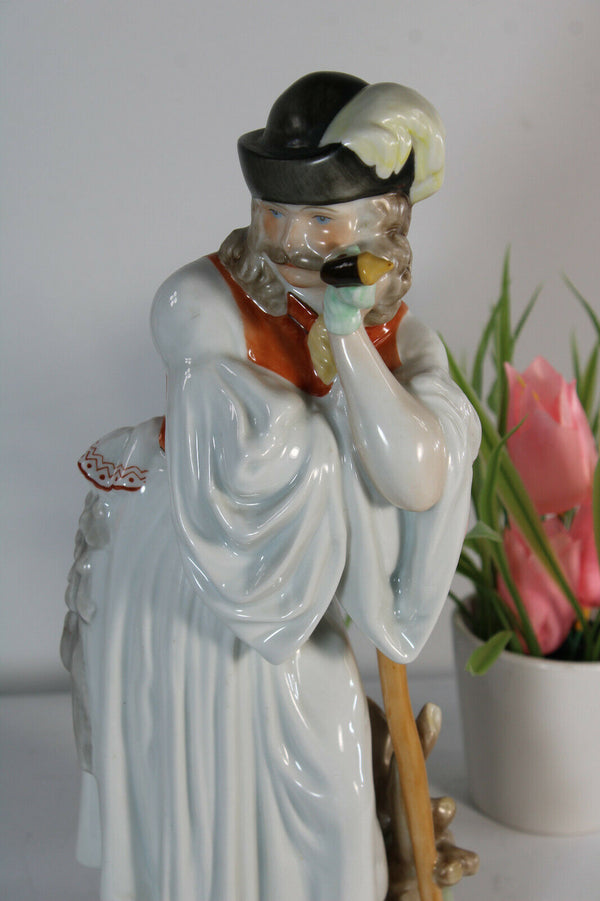 Herend Hungary porcelain marked sheperd figurine